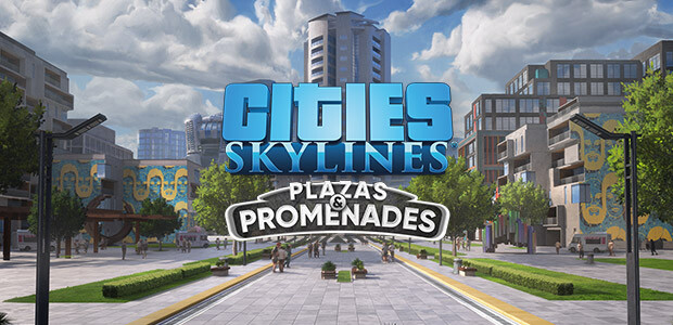 Cities: Skylines - Plazas & Promenades - Cover / Packshot
