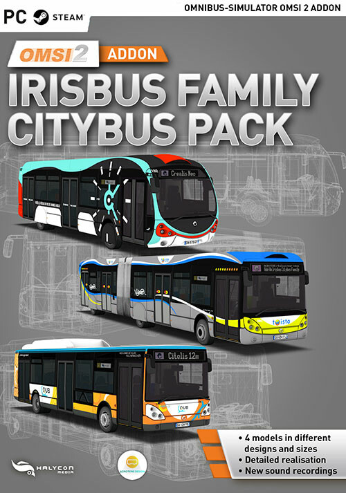 OMSI 2 - Add-on Irisbus Familie - Citybus Pack - Cover / Packshot